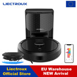 Liectroux G7 robot vacuum cleanr with Self empty dust bin, laser navigation, 5maps saved, 5200mah battery, 6500pa suction power,Multilingual navigation with carpet boost technology ( EU warehouse  in stock)