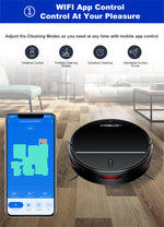 Liectroux M7S Pro Robotstofzuiger, Slimme navigatie, 4400mAh-batterij, 4000Pa zuigkracht, 2-in-1 stofzuiger, Werkt met Alexa en Google Home (EU-voorraad) 