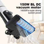 Liectroux i7 Pro Handheld Cordless Wet and Dry Vacuum Cleaner, Self-cleaning, Self-drying, voice guide