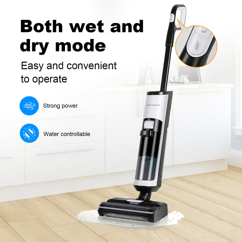 Liectroux i7 Pro Handheld Cordless Wet and Dry Vacuum Cleaner, Self-cleaning, Self-drying, voice guide