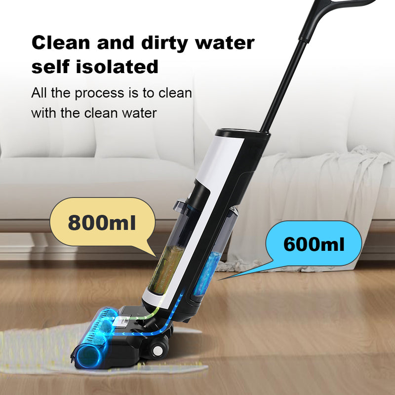 Liectroux i7 Pro Handheld Cordless Wet and Dry Vacuum Cleaner, Self-cleaning, Self-drying, voice guide